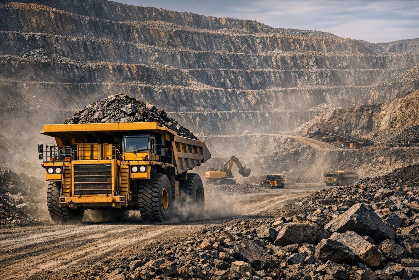 Mining haul truck
