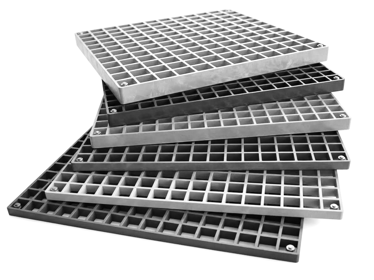 Molded FRP grating